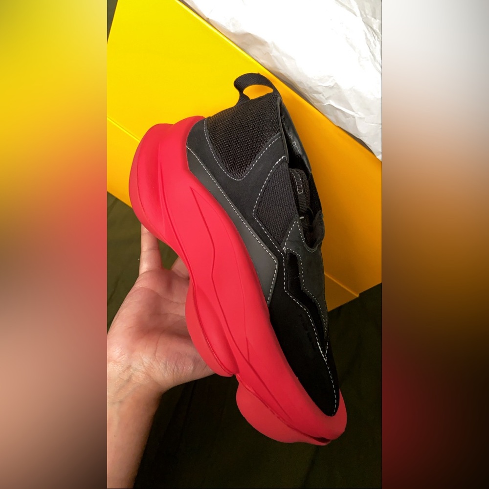 Pyer Moss Sculpt Red Sneakers
